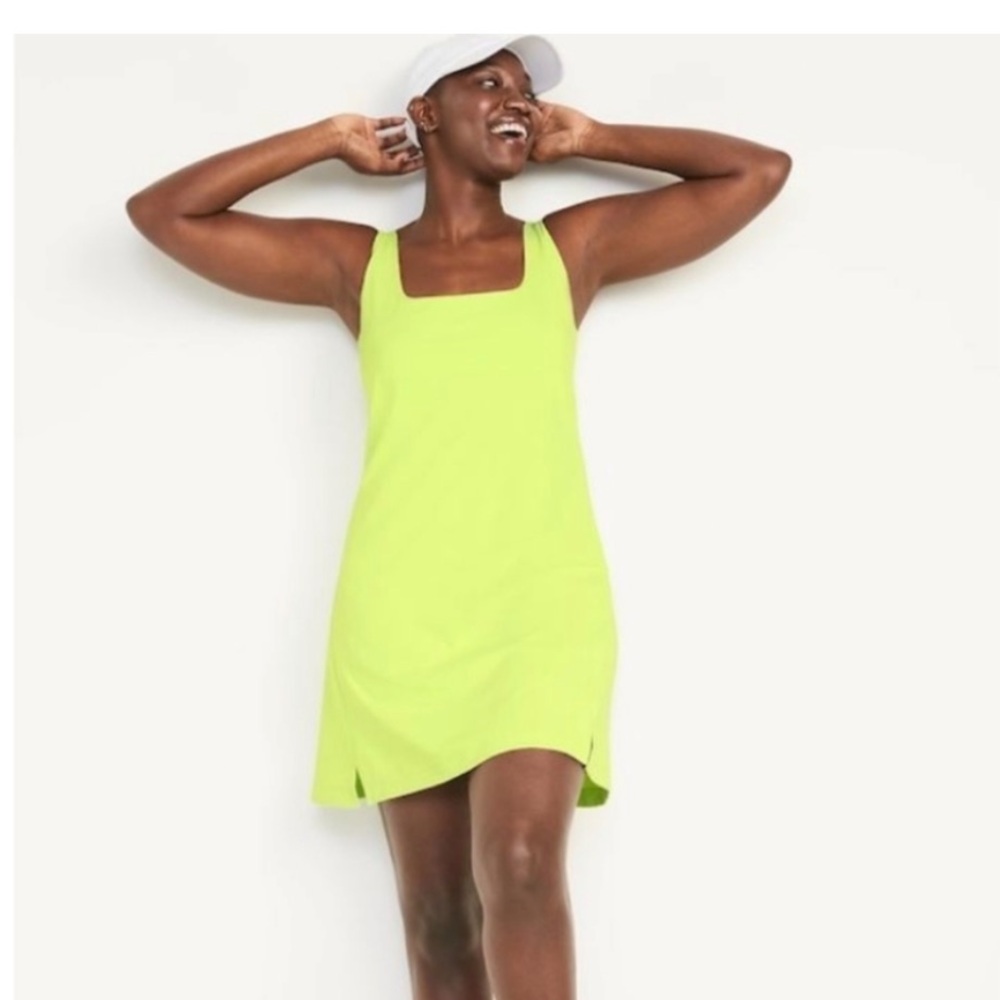 Old Navy Neon Lime Tank Dress
